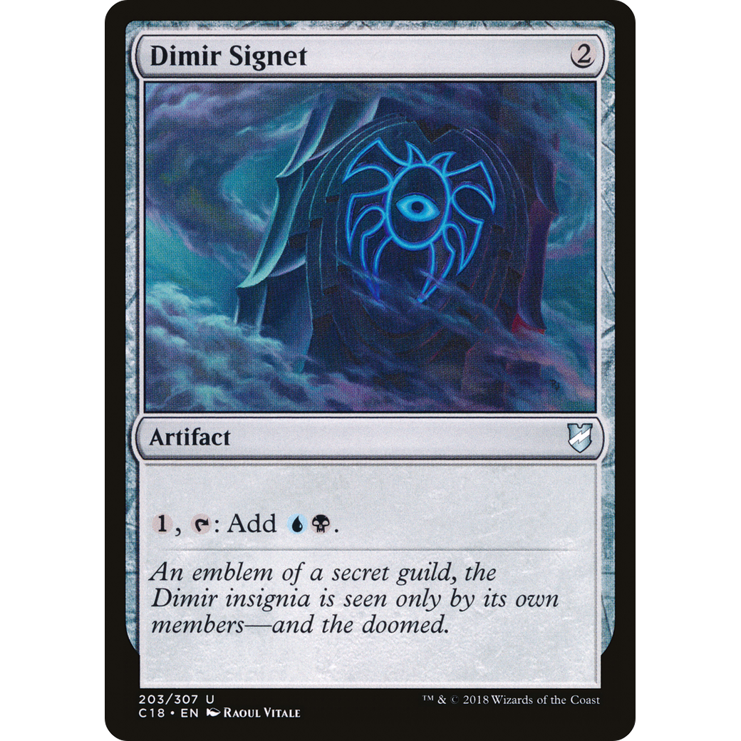 Dimir Signet (C18-203) - Commander 2018