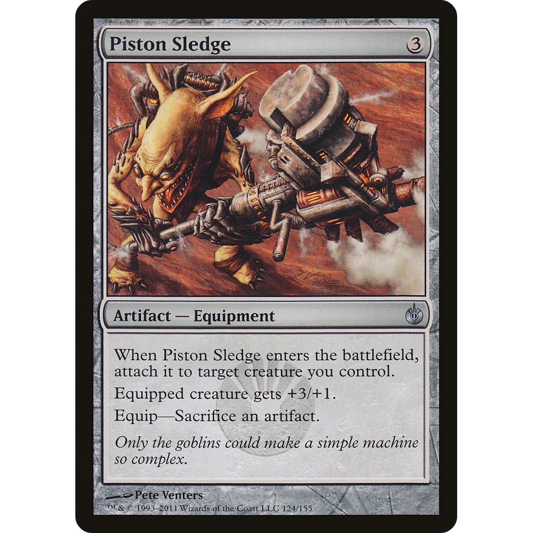Piston Sledge (MBS-124) - Mirrodin Besieged Foil