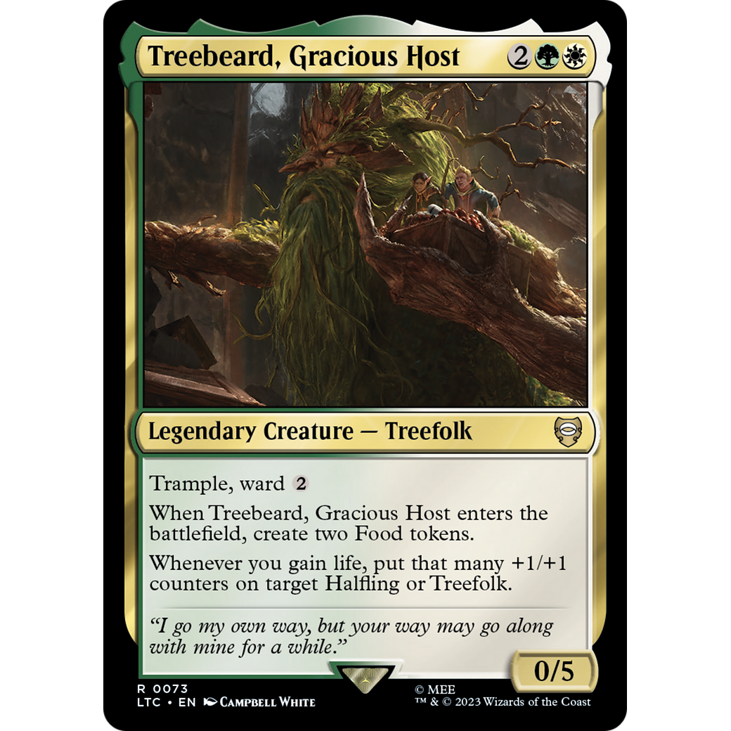 Treebeard, Gracious Host (LTC-073) - Tales of Middle-earth Commander