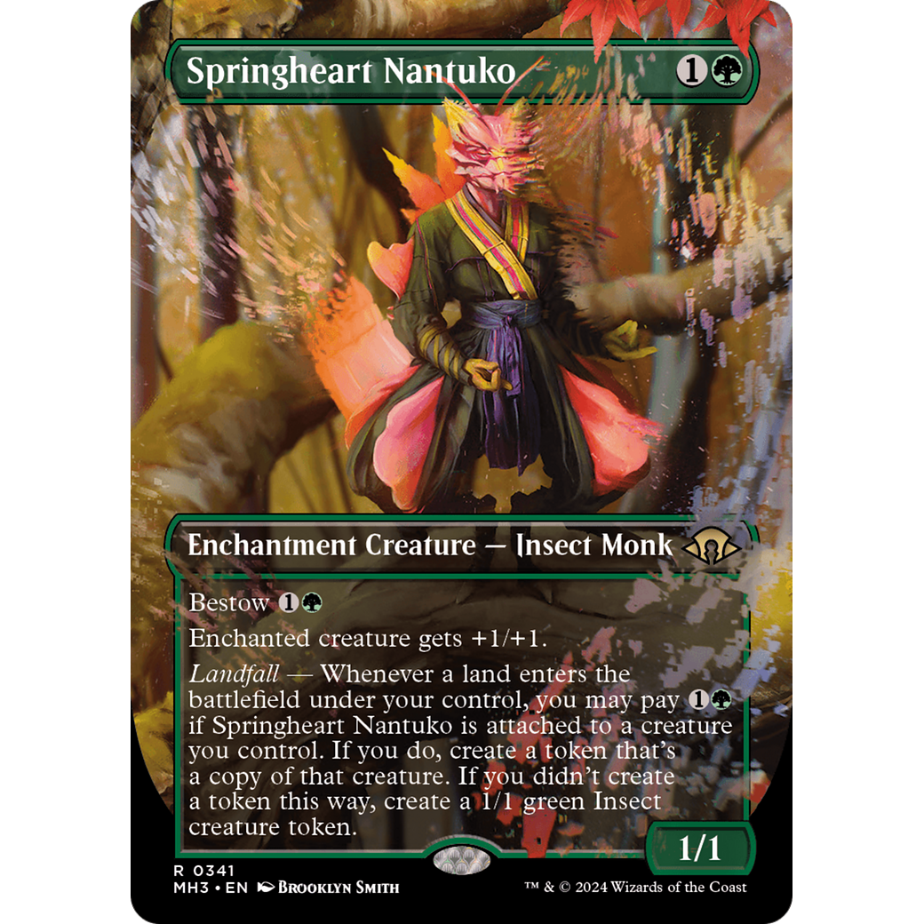 Springheart Nantuko (MH3-341) - Modern Horizons 3 (Borderless) Foil
