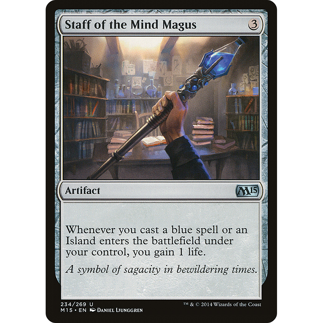 Staff of the Mind Magus (M15-234) - Magic 2015