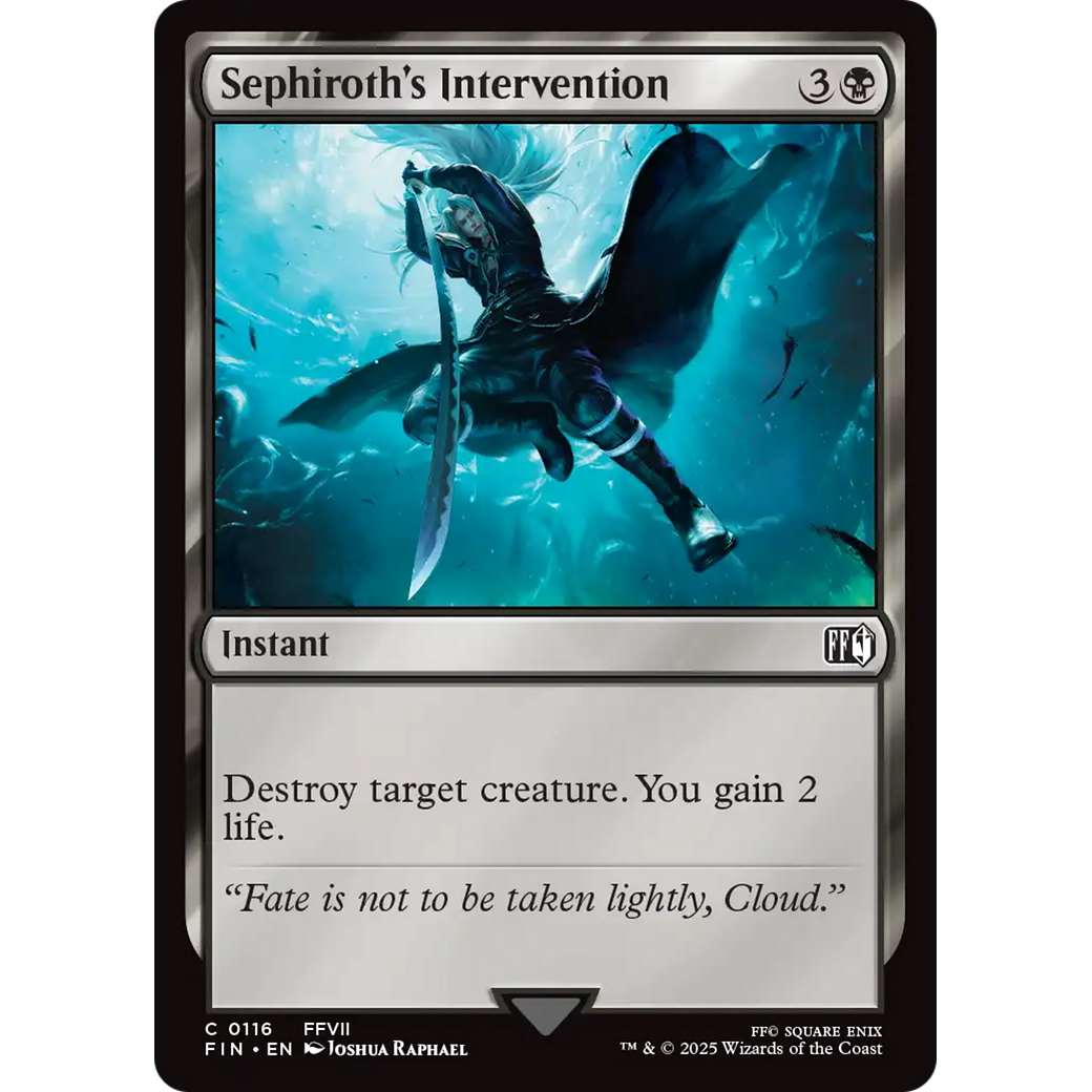 Sephiroth's Intervention (FIN-116) - FINAL FANTASY Foil