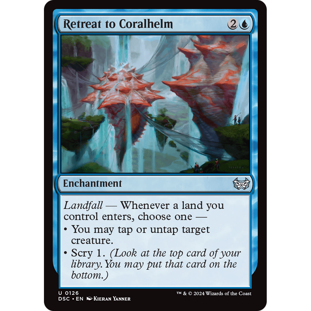 Retreat to Coralhelm (DSC-126) - Duskmourn: House of Horror Commander