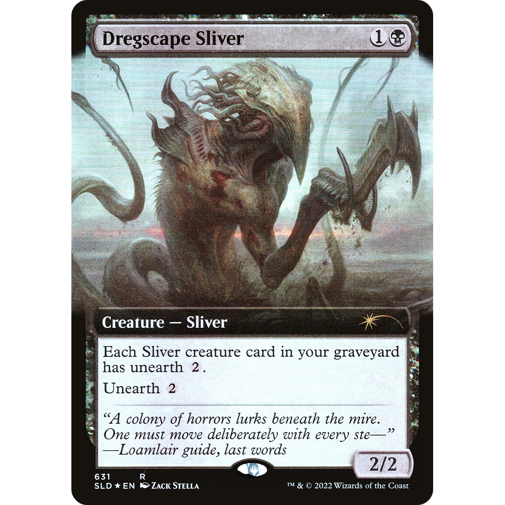 Dregscape Sliver (Extended Art) (SLD-631) - Secret Lair Drop: (Extended Art) Foil
