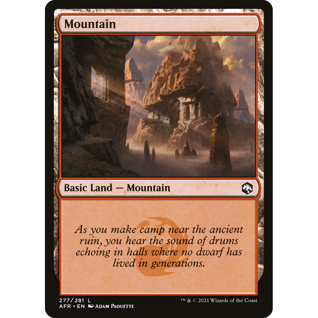Mountain (277) (AFR-277) - Adventures in the Forgotten Realms