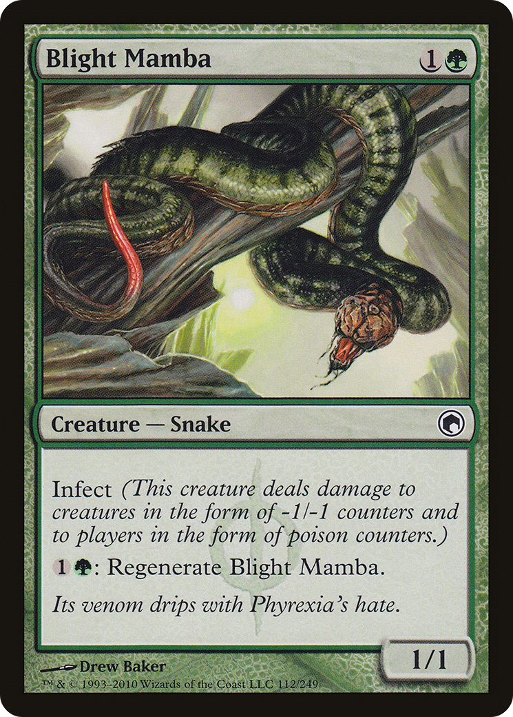 Blight Mamba (SOM-112) - Scars of Mirrodin