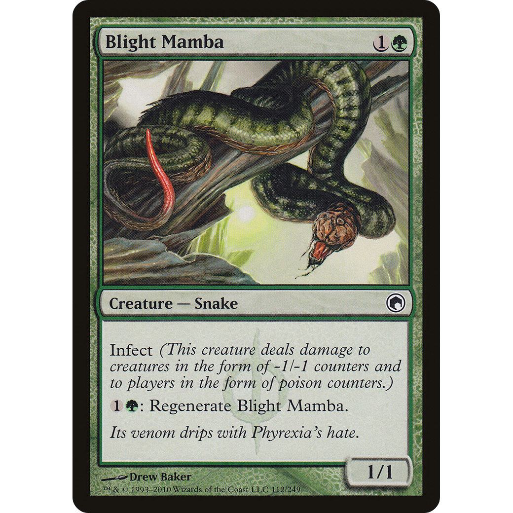 Blight Mamba (SOM-112) - Scars of Mirrodin Foil