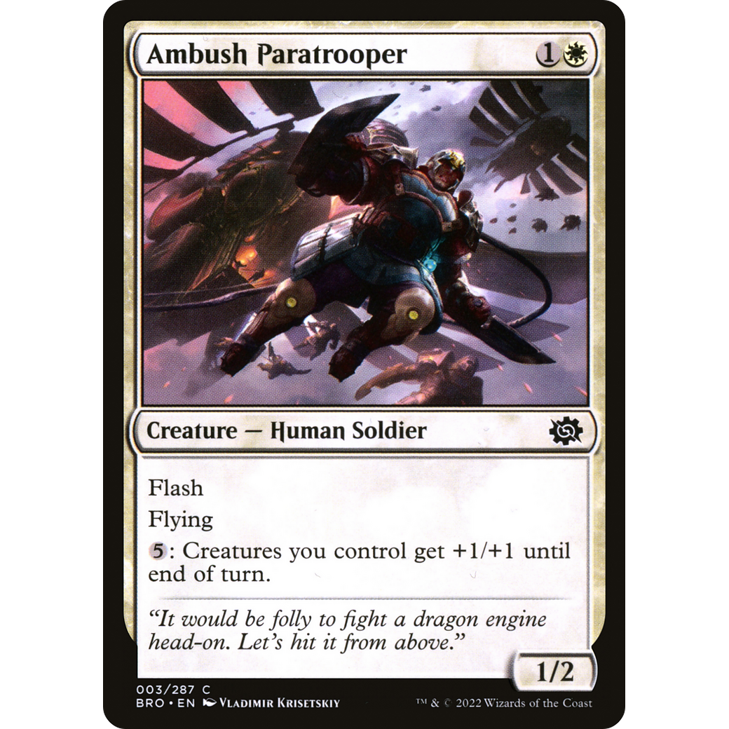 Ambush Paratrooper (BRO-003) - The Brothers' War