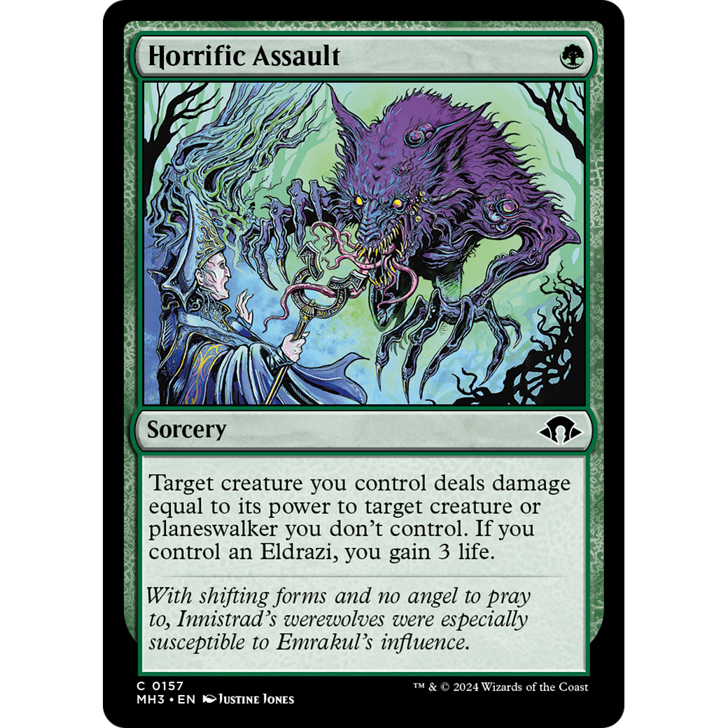 Horrific Assault (MH3-157) - Modern Horizons 3 Foil