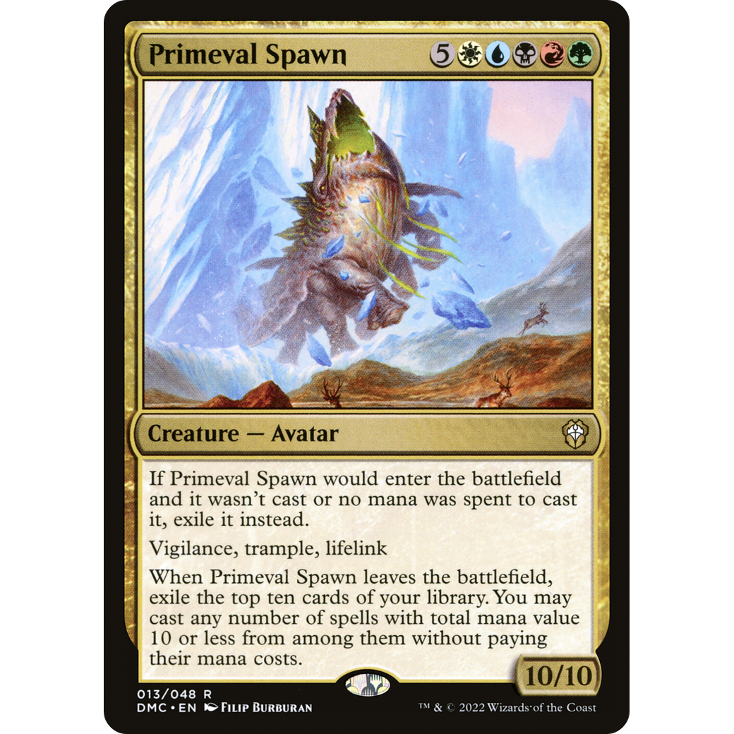 Primeval Spawn (DMC-013) - Dominaria United Commander
