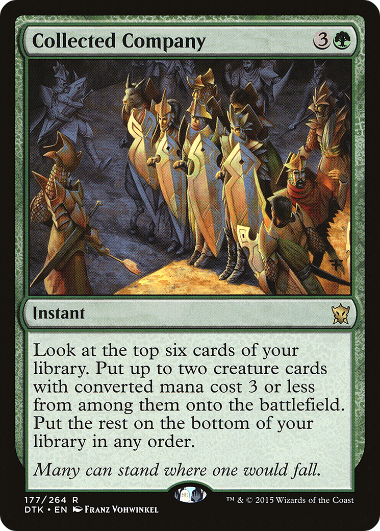 Collected Company (DTK-177) - Dragons of Tarkir Foil