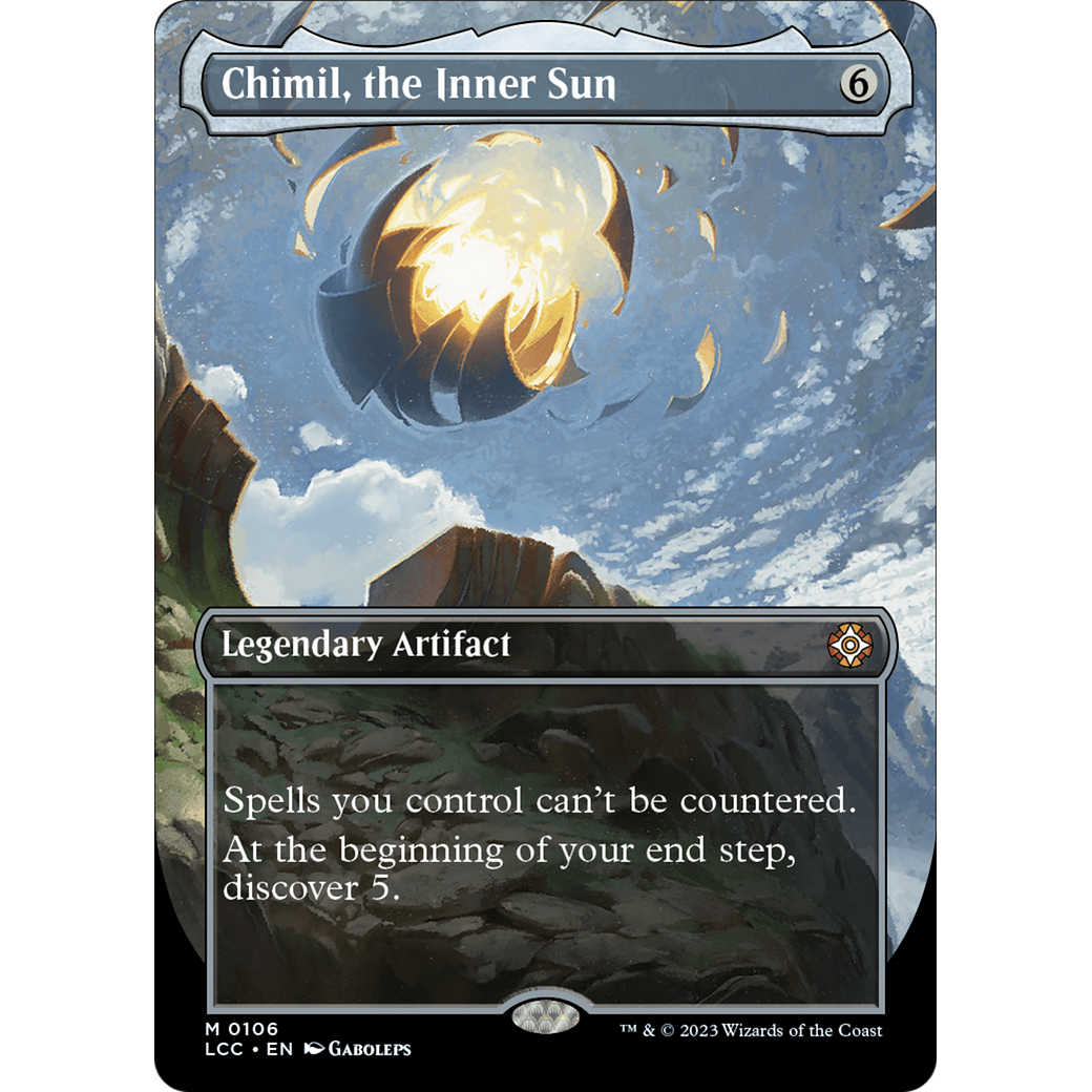 Chimil, the Inner Sun (LCC-106) - The Lost Caverns of Ixalan Commander (Borderless) Foil
