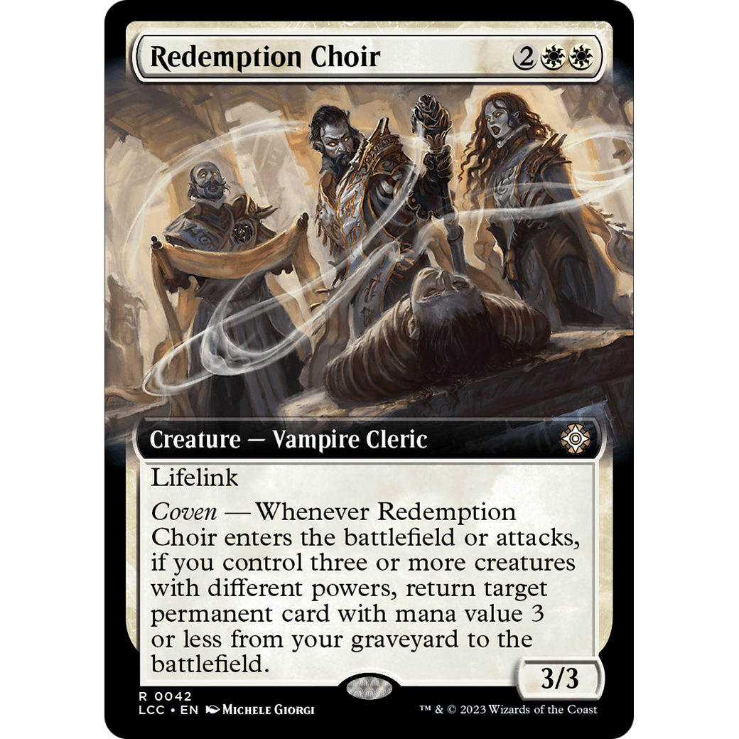 Redemption Choir (LCC-042) - The Lost Caverns of Ixalan Commander: (Extended Art)