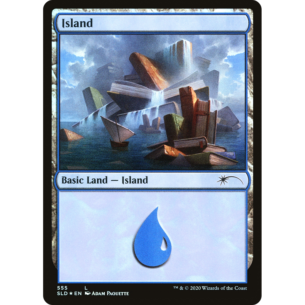 Island (555) (SLD-555) - Secret Lair Drop Foil