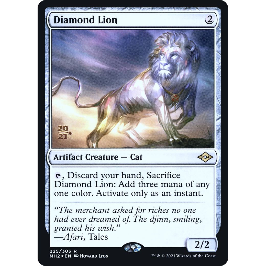 Diamond Lion (PRE-225) - Modern Horizons 2 Promos Foil