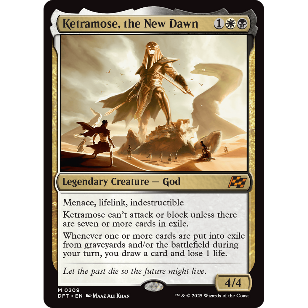 Ketramose, the New Dawn (DFT-209) - Aetherdrift Foil
