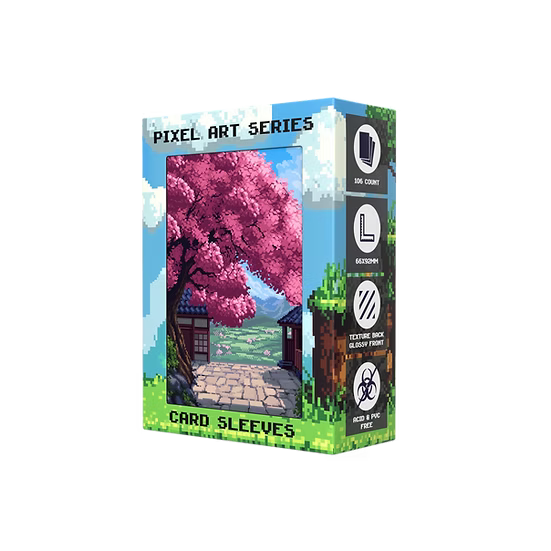 Realm Guard: Pixel Art Sleeves - Cherry Blossom