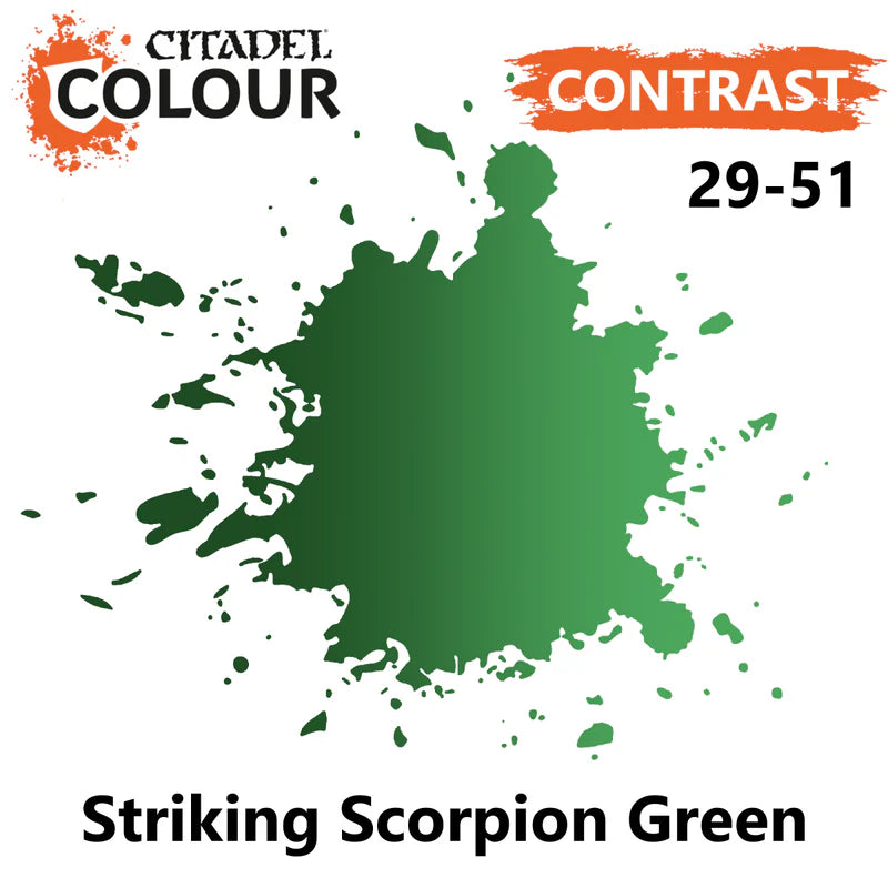 Striking Scorpion Green 18mL Contrast Paint [29-51]