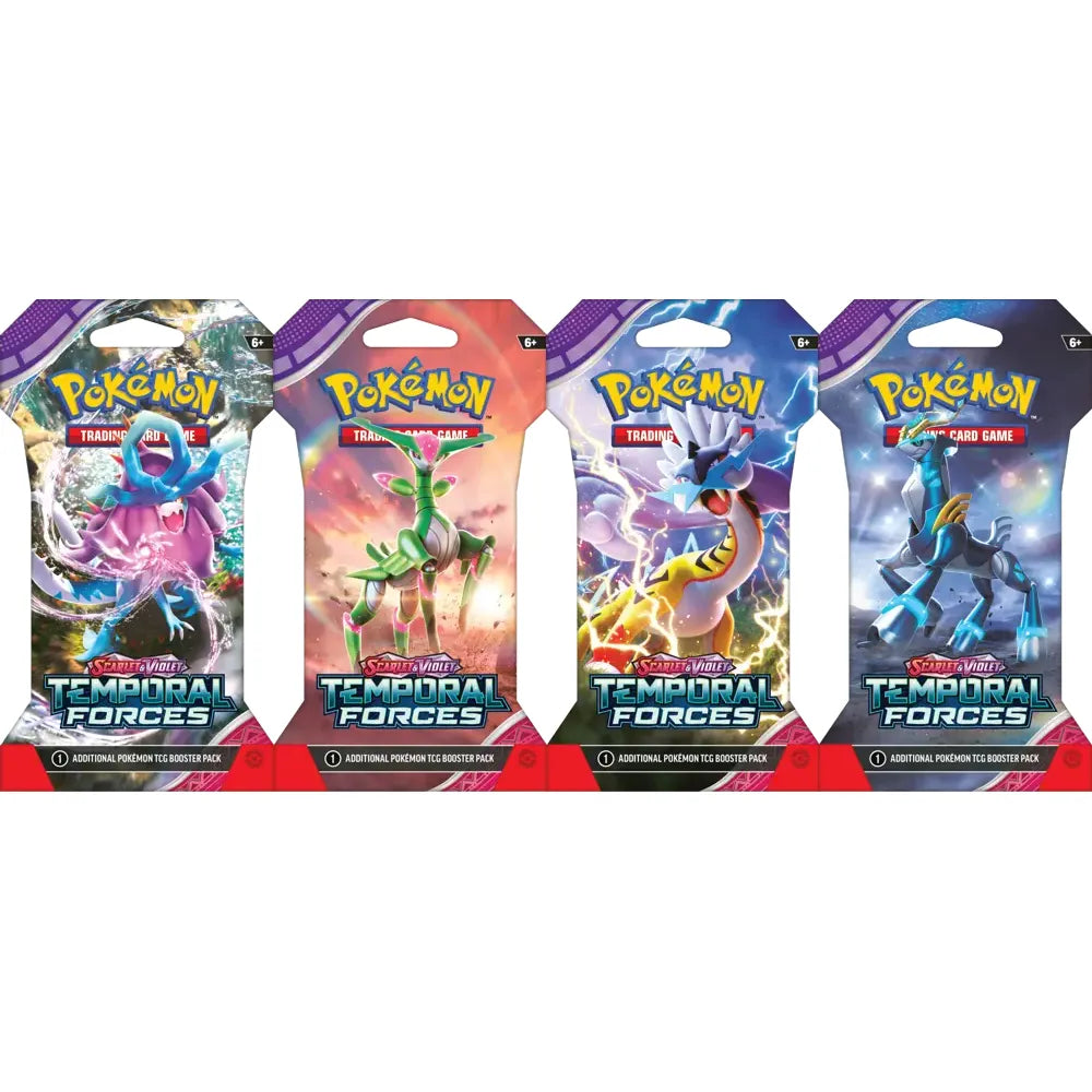 Pokemon: Scarlet and Violet - Temporal Forces Sleeved Booster Pack