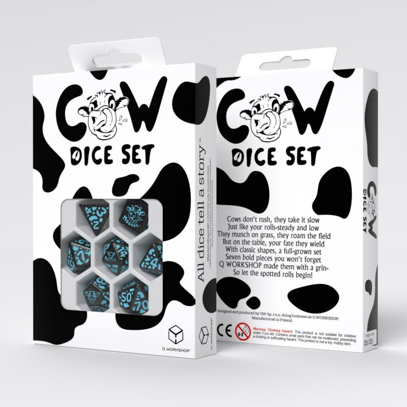 Cow: MOOlissa Set of 7 Polyhedral Dice
