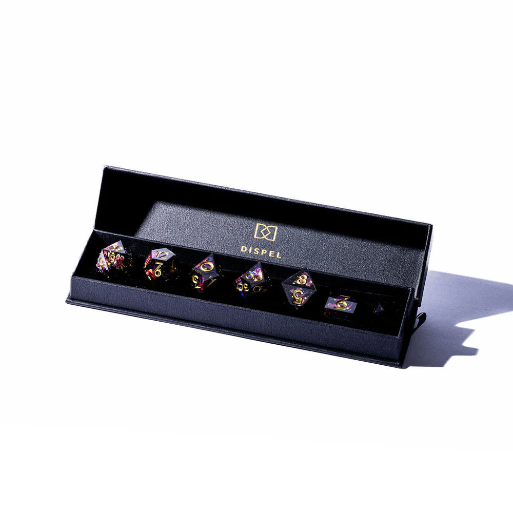 Cosmic Storm 7-Piece Iconic Dice Set