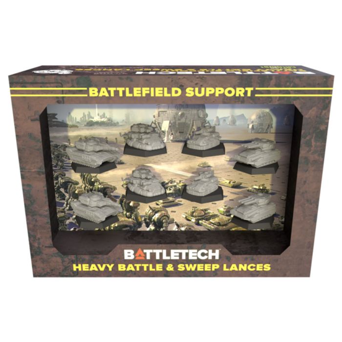 BattleTech: Battlefield Support Heavy Battle & Sweep Lances  Mercenaries Force Pack (Pre-Order Expected Release 05/14/2025)