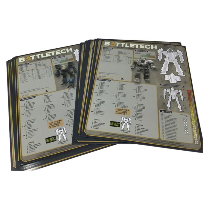 BattleTech: Mercenaries Premium Record Sheets (Pre-Order Expected Release 01/2026)