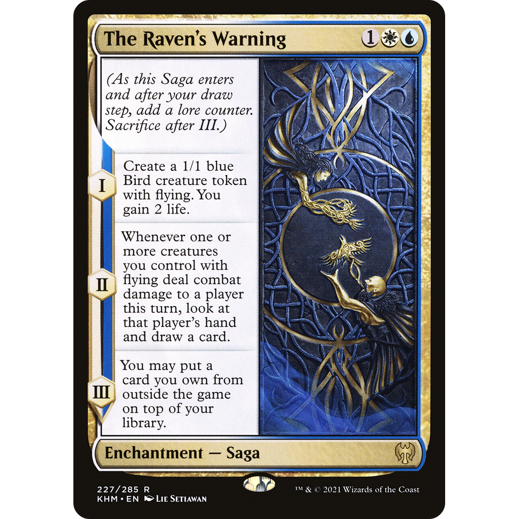 The Raven's Warning (KHM-227) - Kaldheim Foil