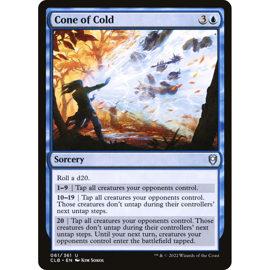 Cone of Cold (CLB-061) - Commander Legends: Battle for Baldur's Gate Foil