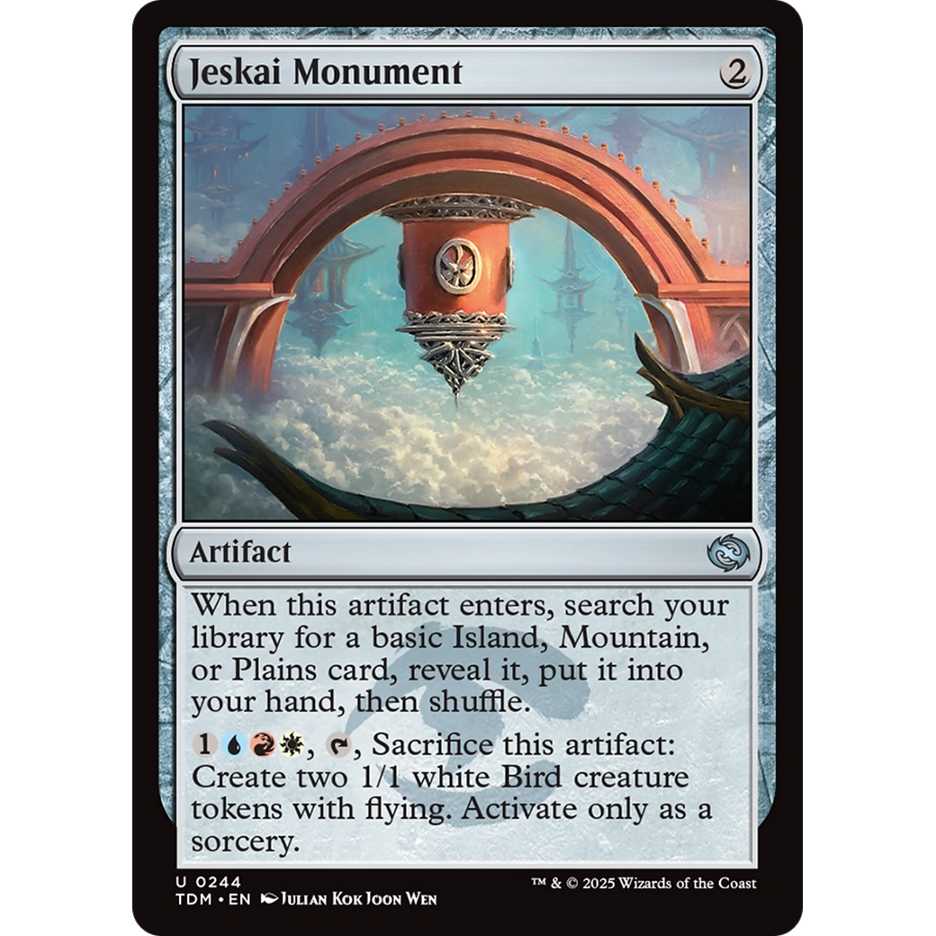 Jeskai Monument (TDM-244) - Tarkir: Dragonstorm Foil