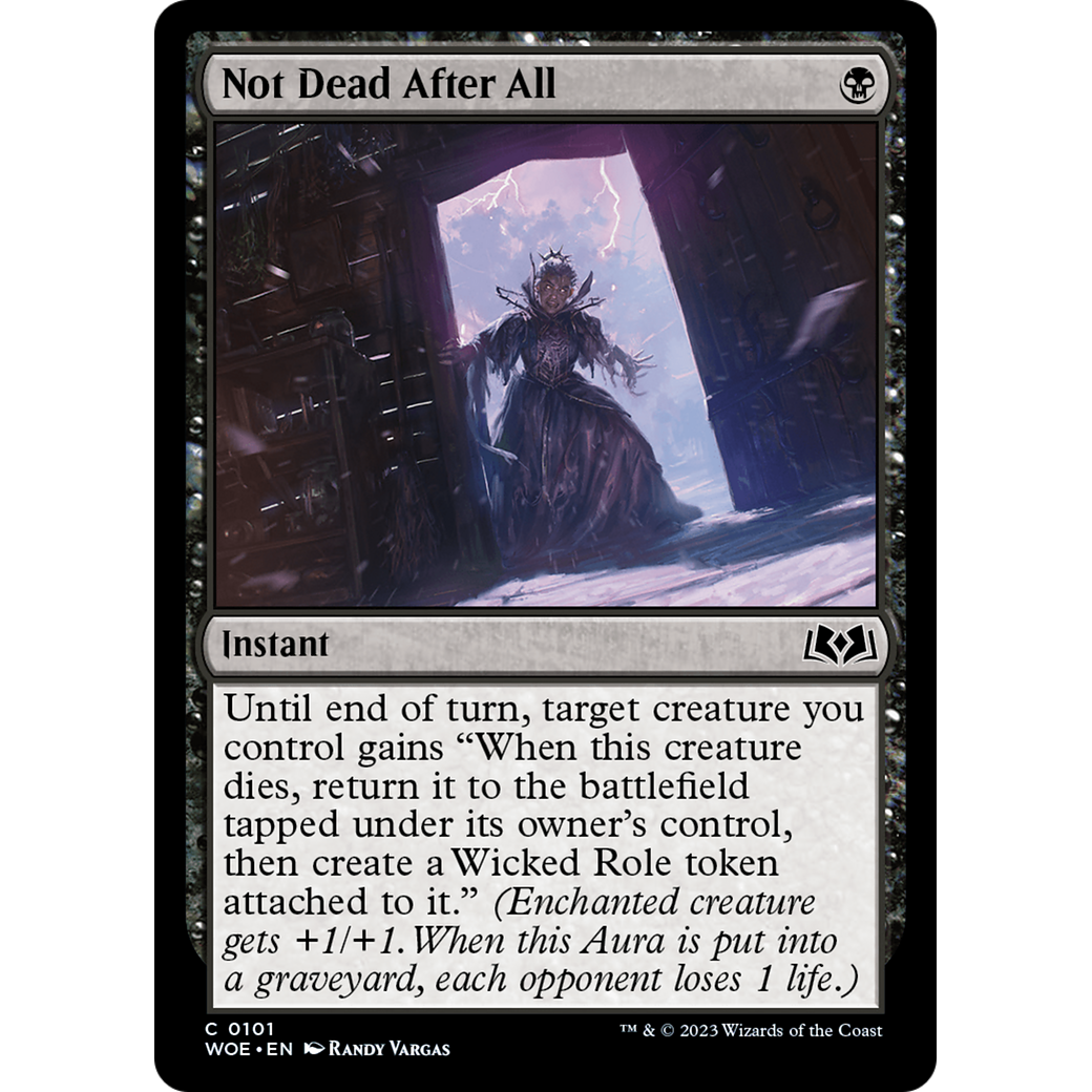 Not Dead After All (WOE-101) - Wilds of Eldraine Foil
