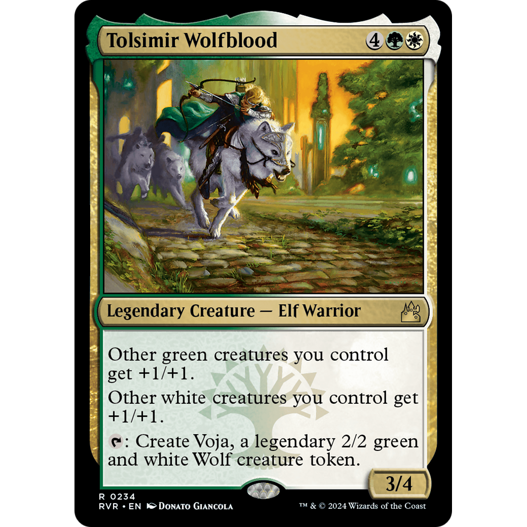 Tolsimir Wolfblood (RVR-234) - Ravnica Remastered