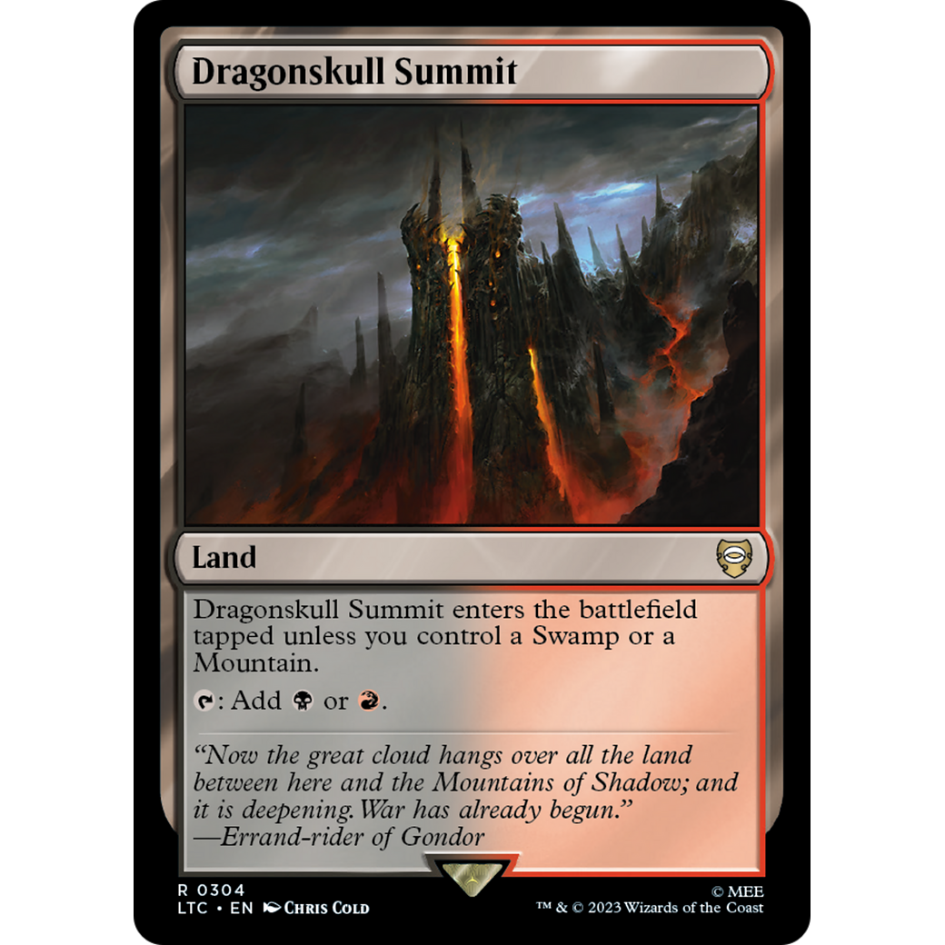 Dragonskull Summit (LTC-304) - Tales of Middle-earth Commander