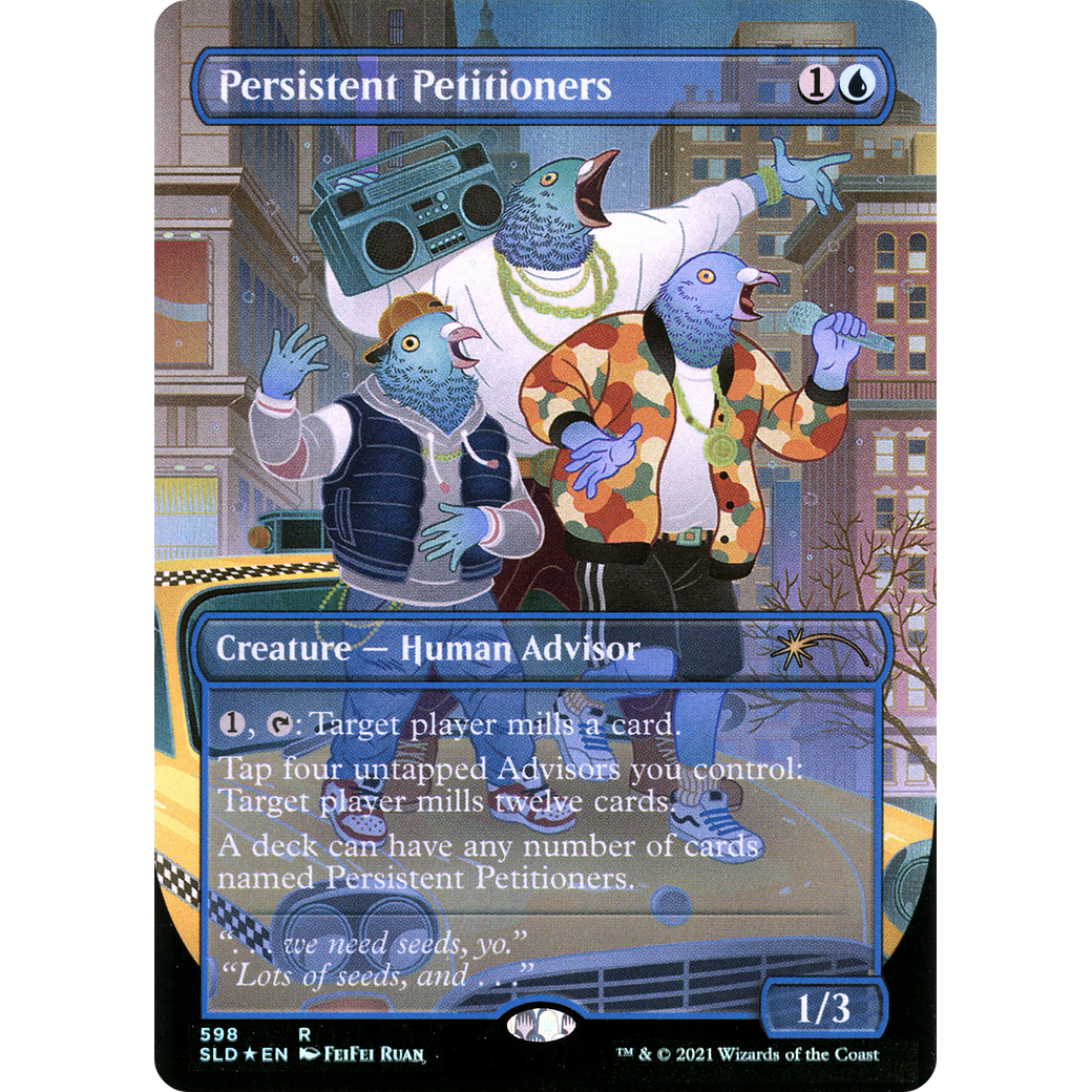 Persistent Petitioners (598) (SLD-598) - Secret Lair Drop (Borderless) Foil
