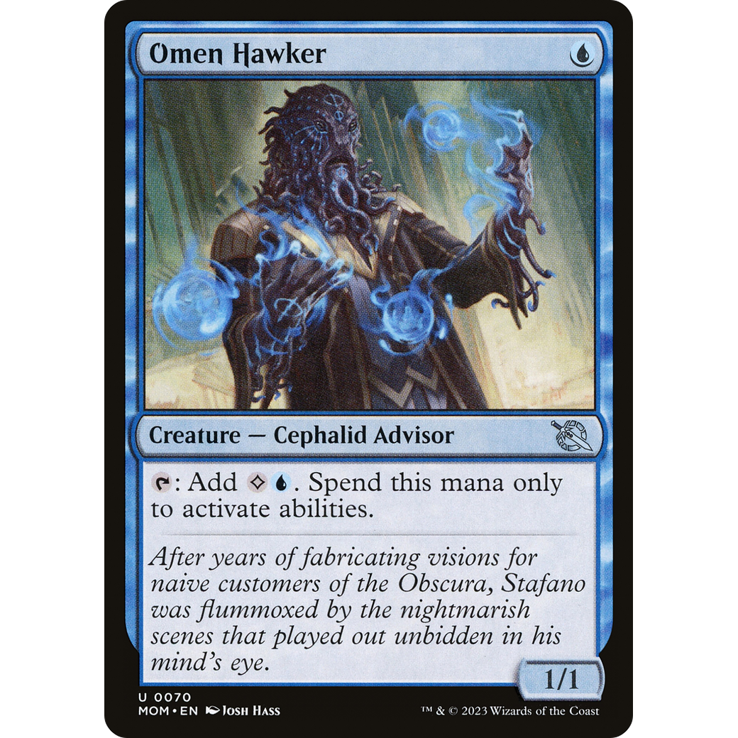 Omen Hawker (MOM-070) - March of the Machine Foil