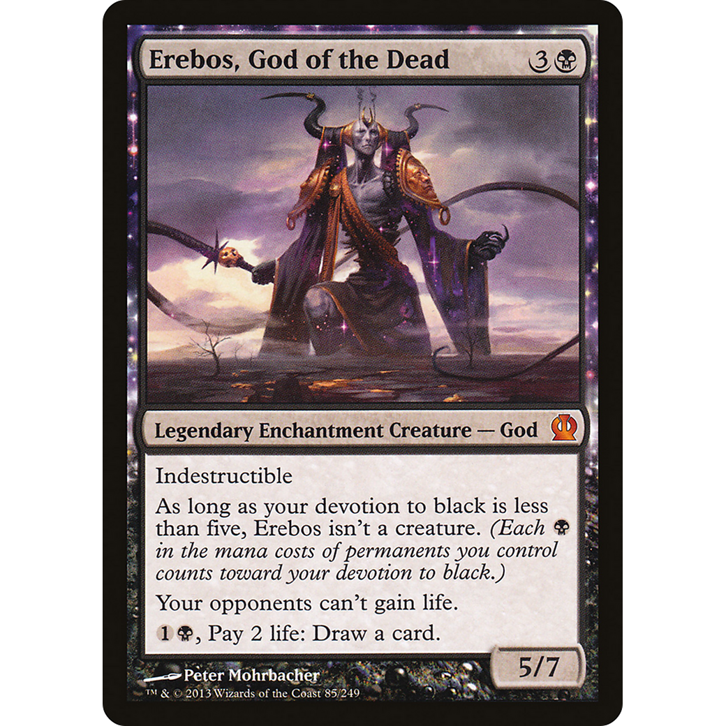 Erebos, God of the Dead (THS-085) - Theros: (enchantment)