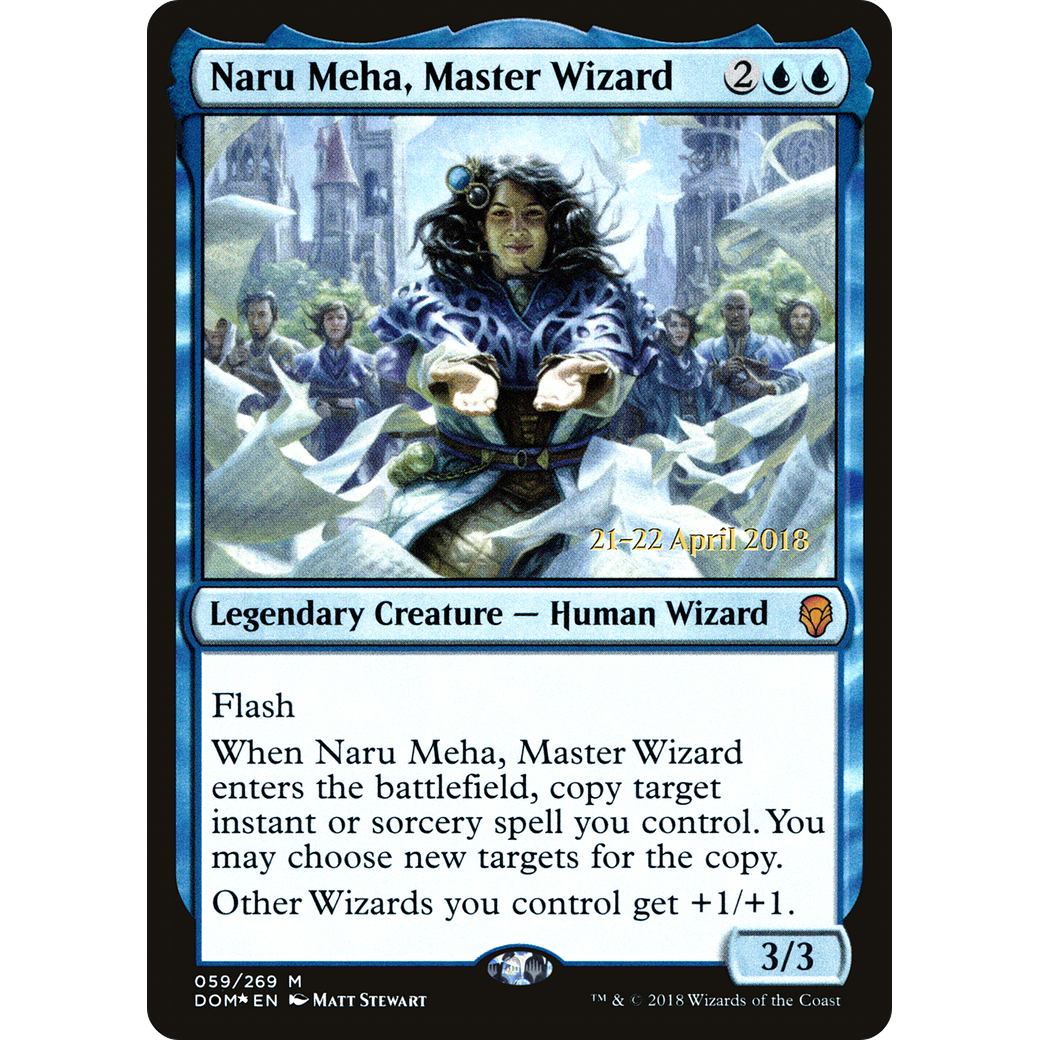 Naru Meha, Master Wizard (PRE-059) - Dominaria Promos Foil