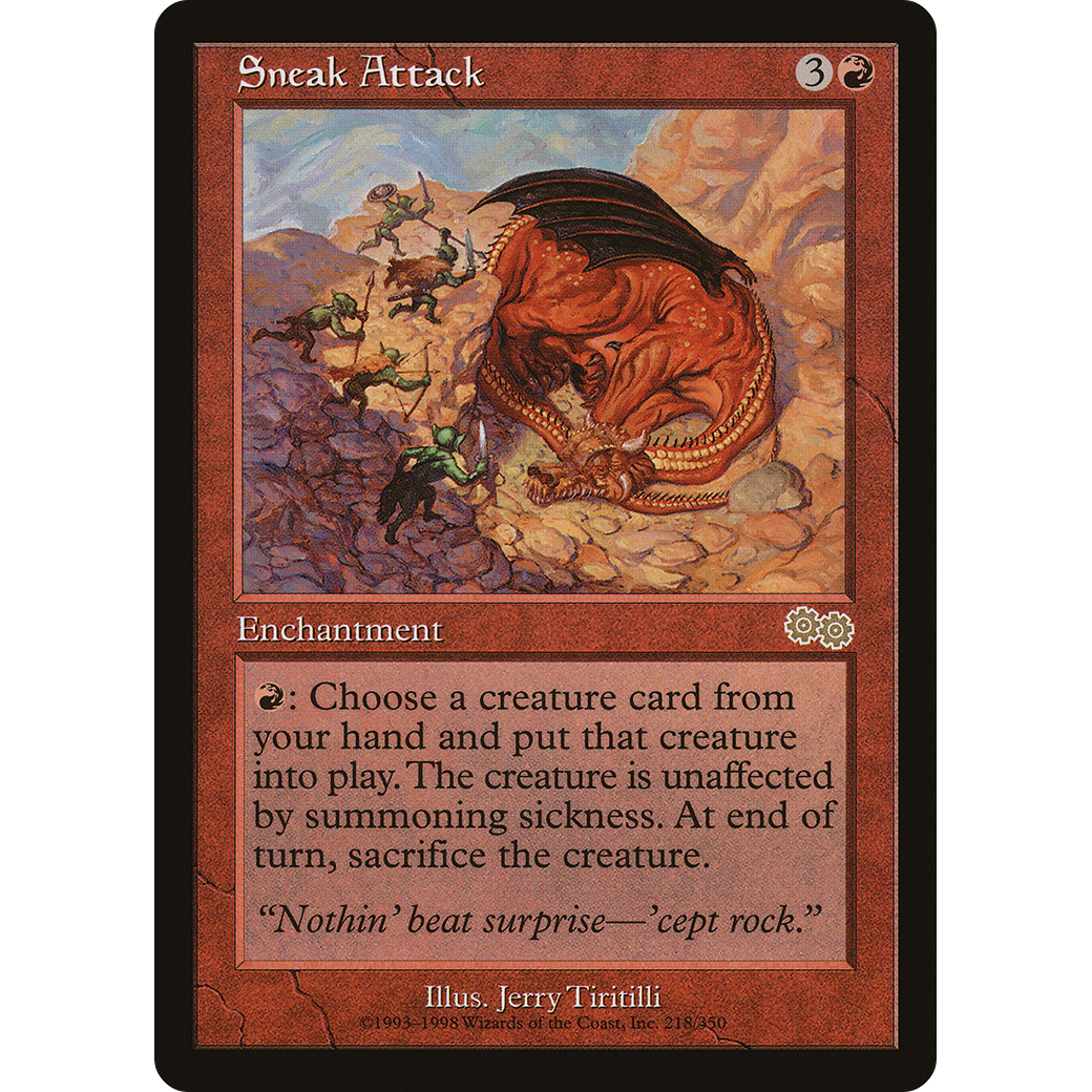 Sneak Attack (USG-218) - Urza's Saga