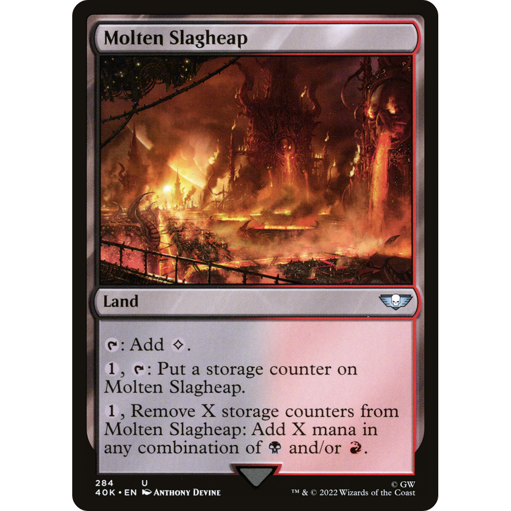Molten Slagheap (40K-284) - Warhammer 40,000 Commander