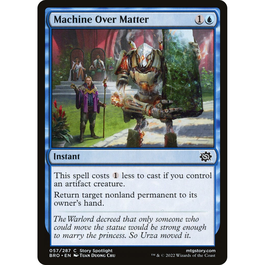 Machine Over Matter (BRO-057) - The Brothers' War Foil