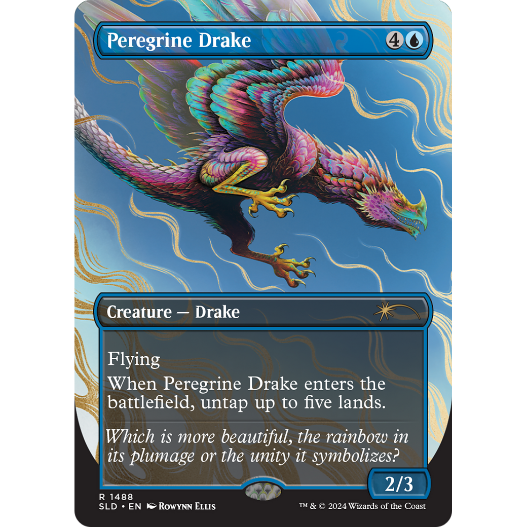 Peregrine Drake (SLD-1488) - Secret Lair Drop (Borderless)