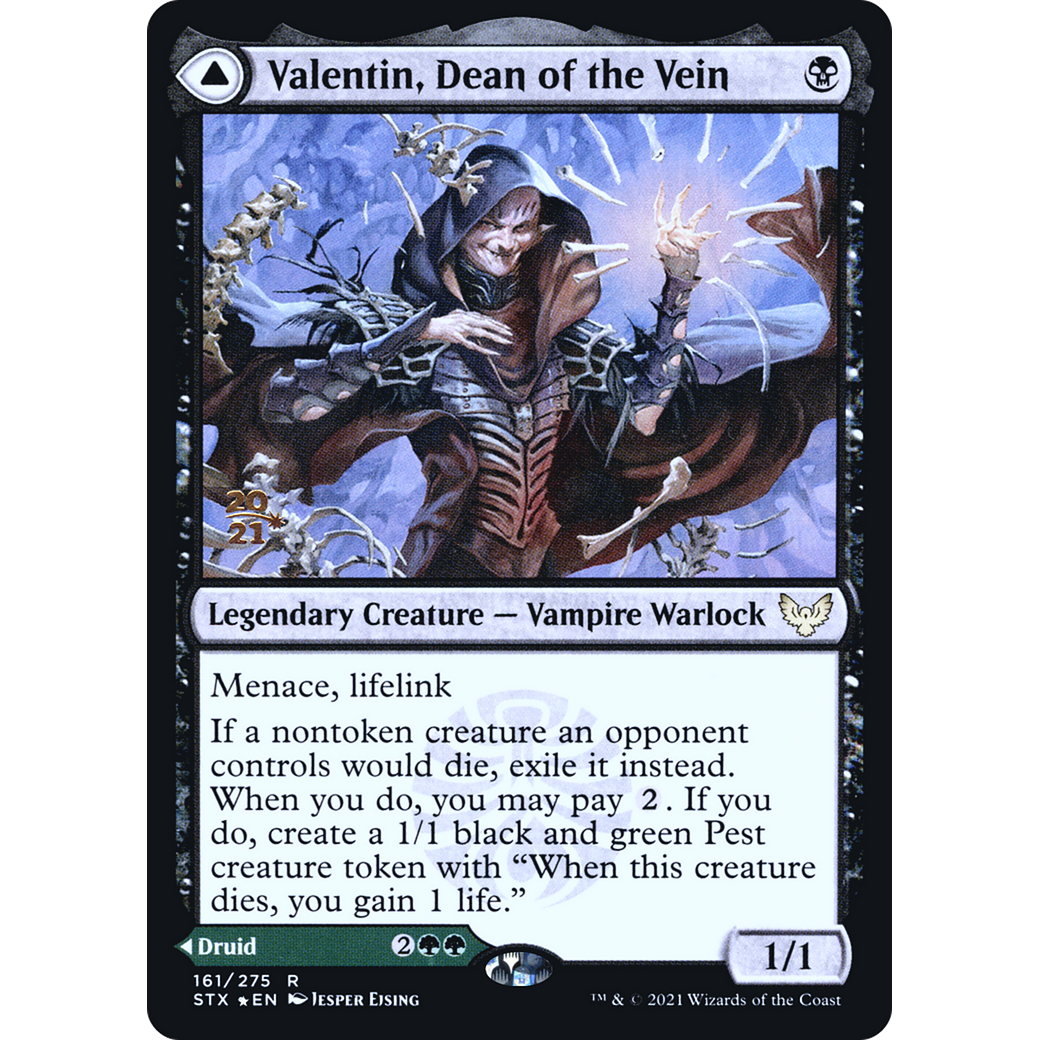 Valentin, Dean of the Vein (PRE-161) - Strixhaven: School of Mages Promos Foil
