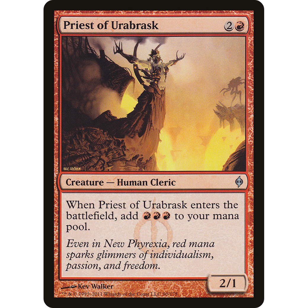 Priest of Urabrask (NPH-090) - New Phyrexia
