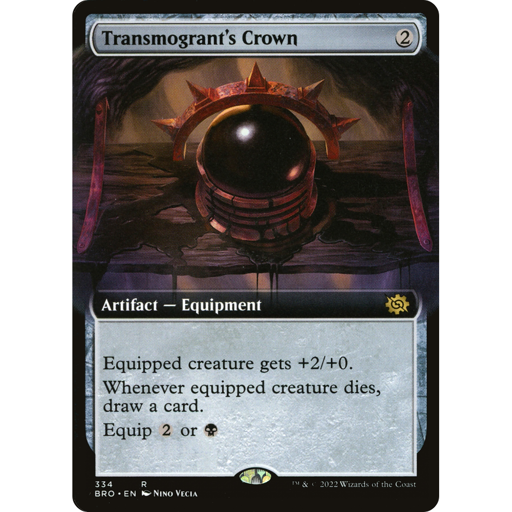 Transmogrant's Crown (Extended Art) (BRO-334) - The Brothers' War: (Extended Art) Foil