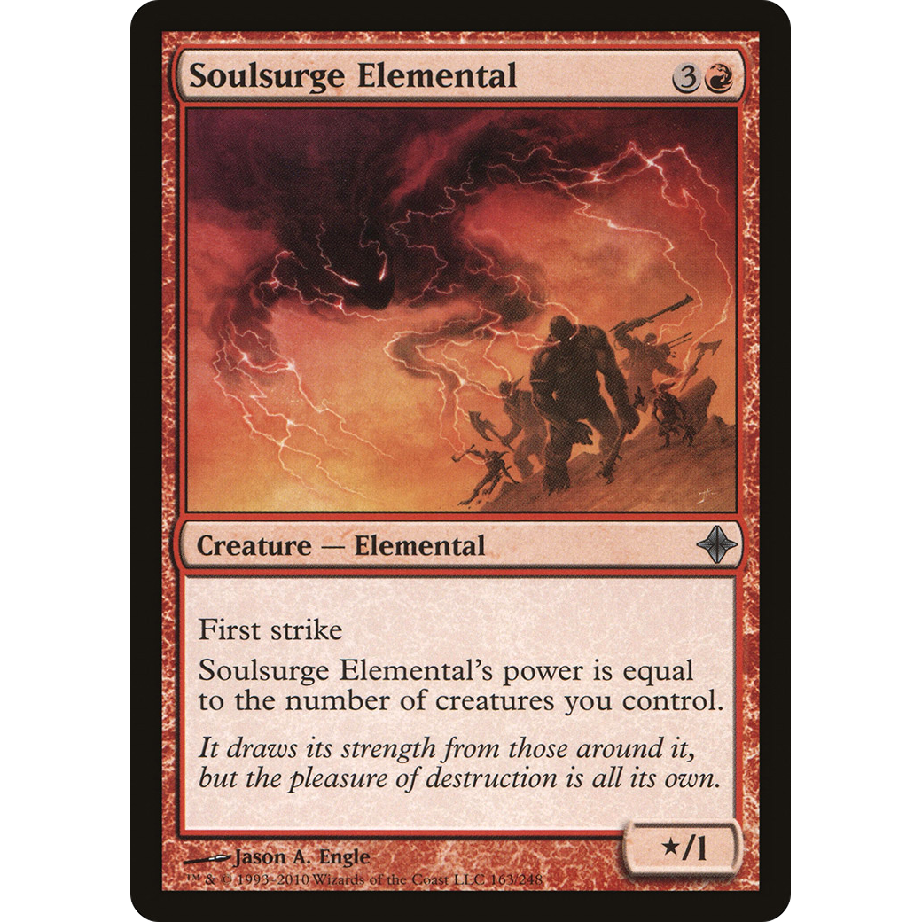 Soulsurge Elemental (ROE-163) - Rise of the Eldrazi Foil