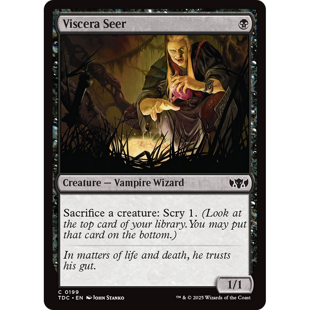 Viscera Seer (TDC-199) - Commander: Tarkir: Dragonstorm