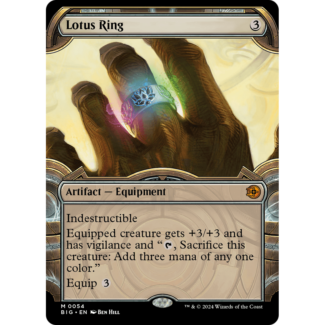 Lotus Ring (Showcase) (BIG-054) - The Big Score: (Showcase) Foil