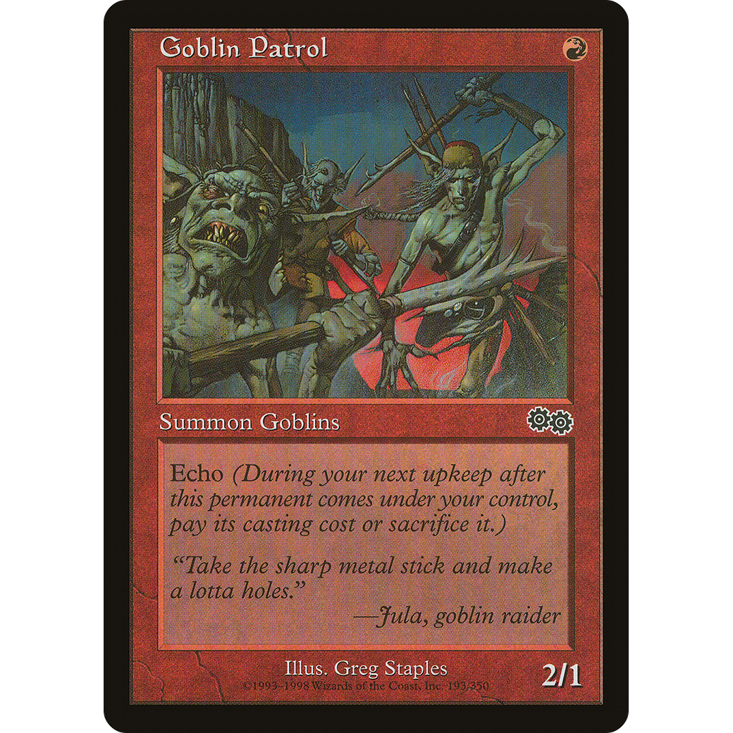Goblin Patrol (USG-193) - Urza's Saga