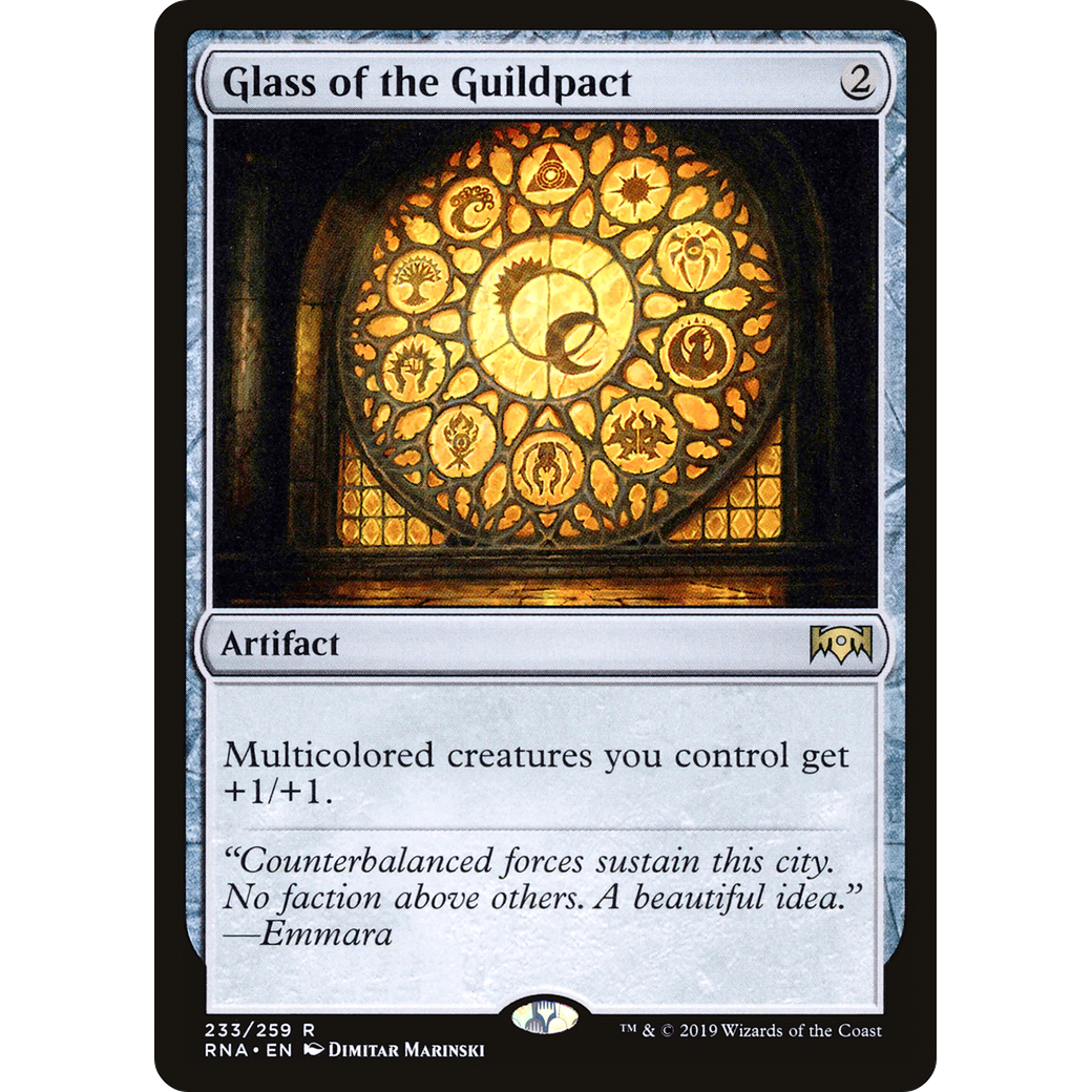 Glass of the Guildpact (RNA-233) - Ravnica Allegiance Foil