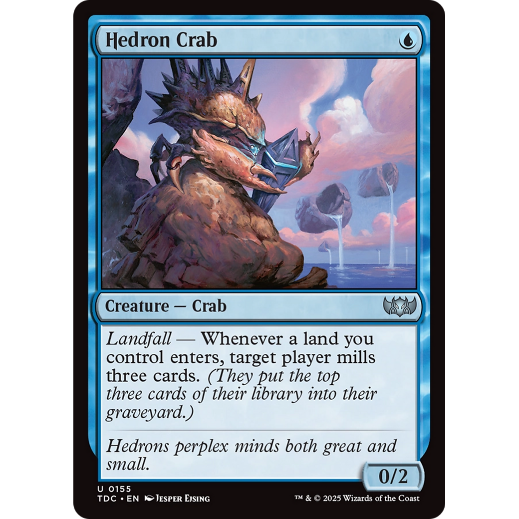 Hedron Crab (TDC-155) - Commander: Tarkir: Dragonstorm
